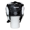 VICTORY HEADGEAR CHEEK LEATHER SAVAGE SERIES OS BLACK/GREY/WHITE