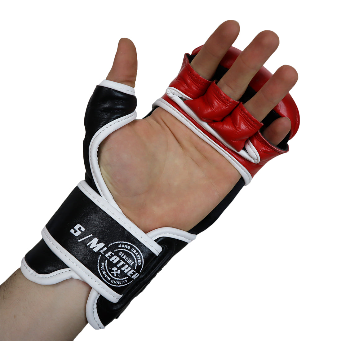 VICTORY MMA GLOVES SPARRING SAVAGE LEATHER BLACK/RED – MSM FIGHT SHOP