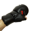 VICTORY MMA GLOVES SPARRING CLASSIC LEATHER BLACK/WHITE