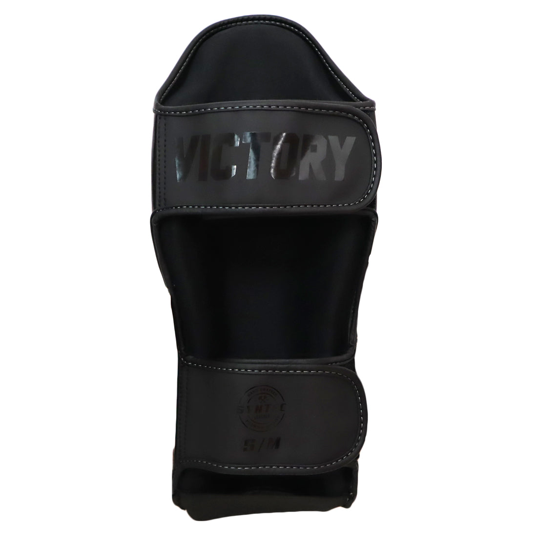 VICTORY SHINGUARDS IMPACT SERIES STEALTH BLACK / BLACK – MSM FIGHT