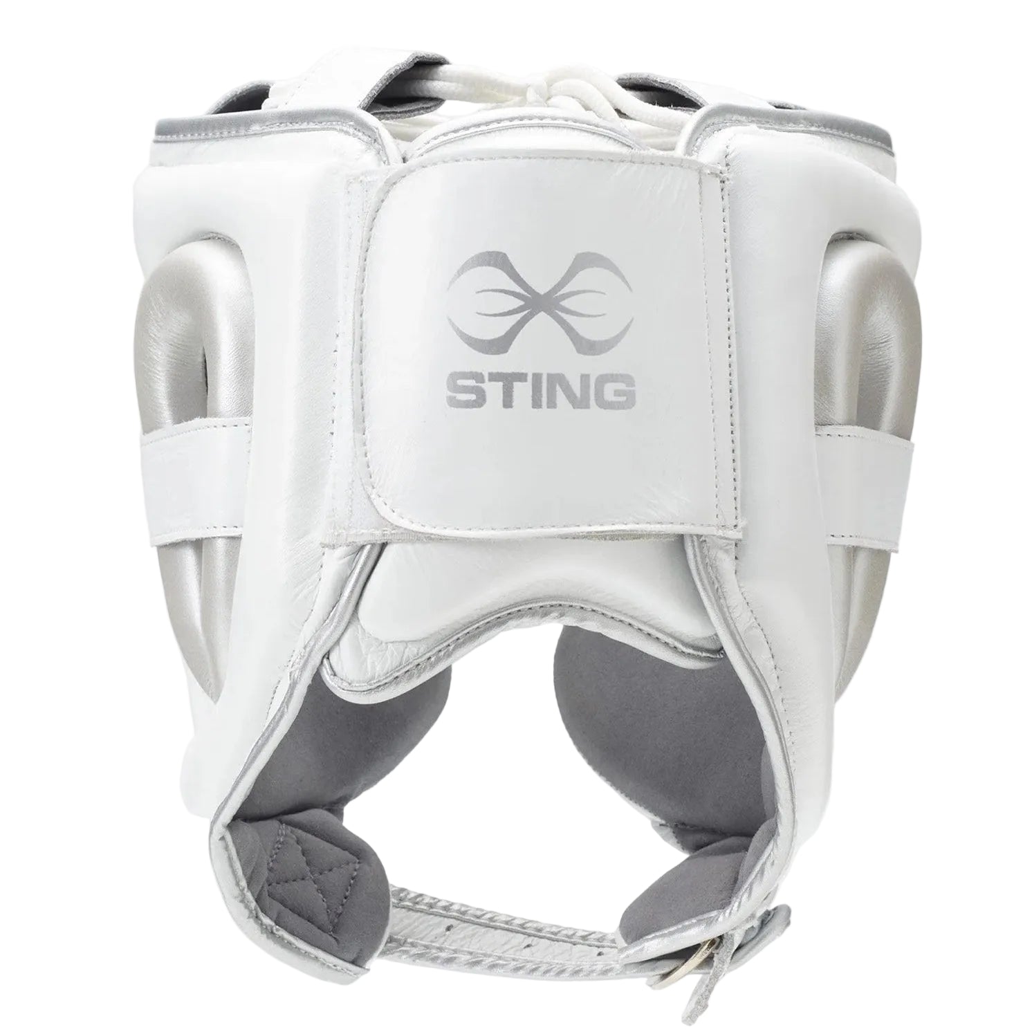 STING HEADGEAR CHEEK VIPER X WHITE SILVER – MSM FIGHT SHOP