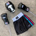 VICTORY BOXING SHORTS MIAMI VICE SERIES BLACK