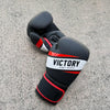 VICTORY GLOVES BOXING IMPACT V2 SYNTEC HOOK AND LOOP BLACK/RED/WHITE