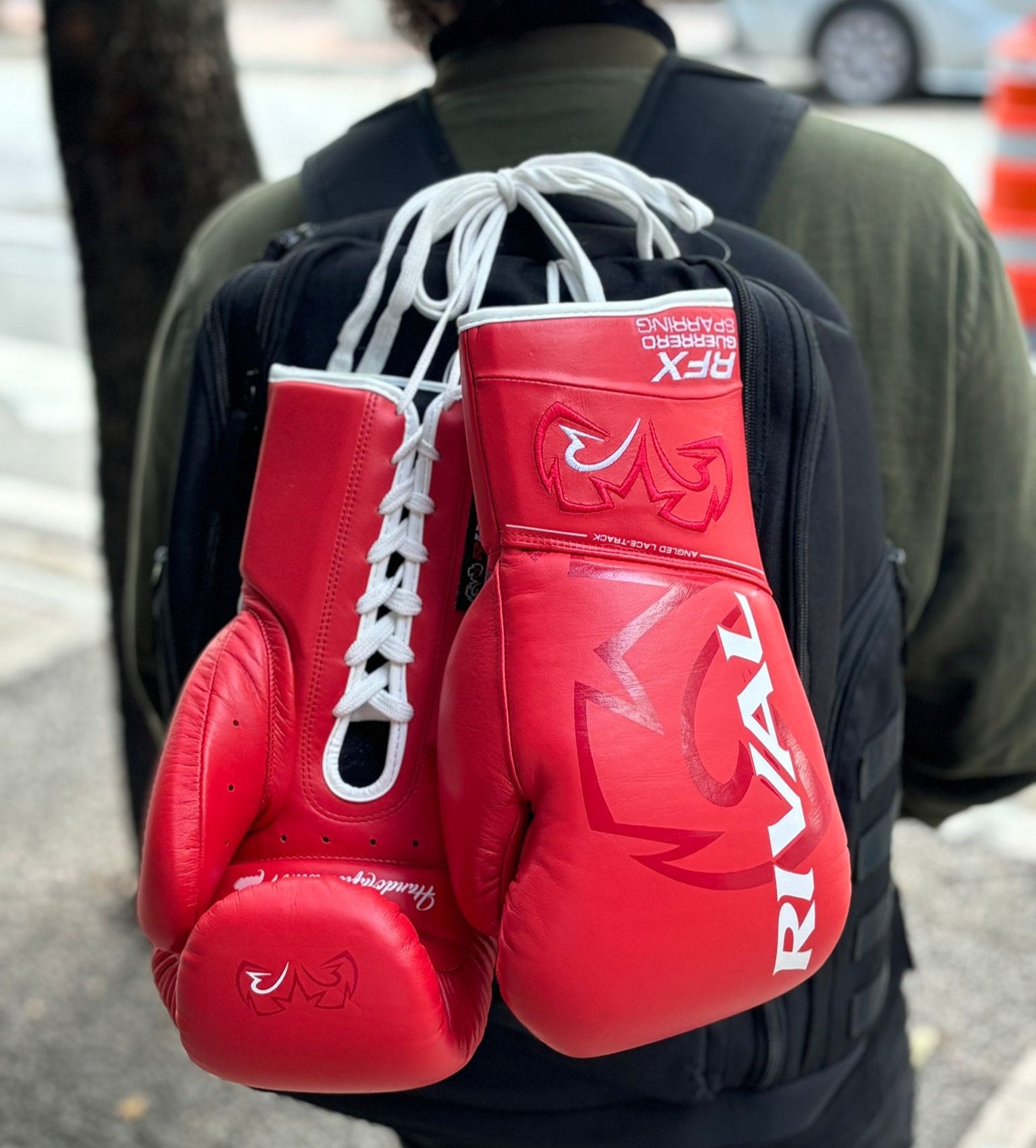 RIVAL GLOVES GUERRERO SPARRING LACE HDE-F RED/WHITE – MSM FIGHT SHOP