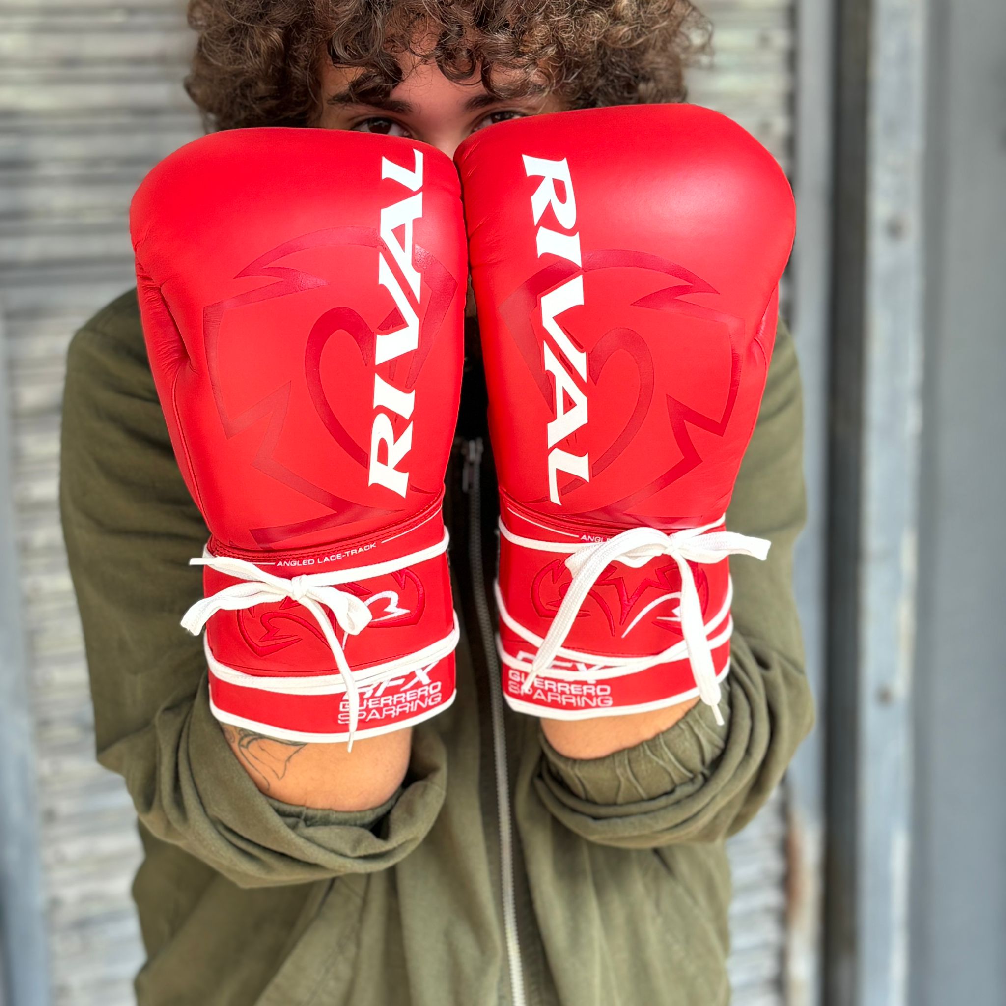 RIVAL GLOVES GUERRERO SPARRING LACE HDE-F RED/WHITE – MSM FIGHT SHOP