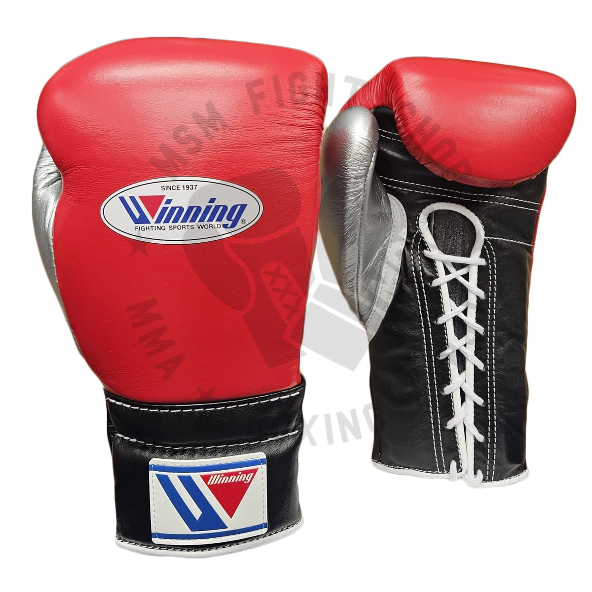 WINNING GLOVES CUSTOM LACE RED/BLACK/SILVER