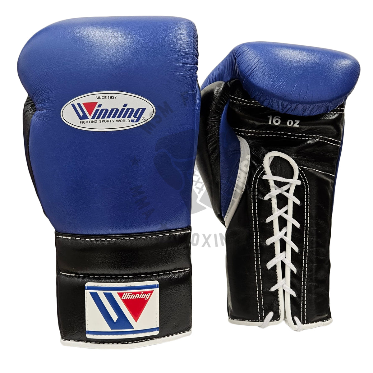 WINNING GLOVES CUSTOM LACE ROYAL BLUE/BLACK CUFF