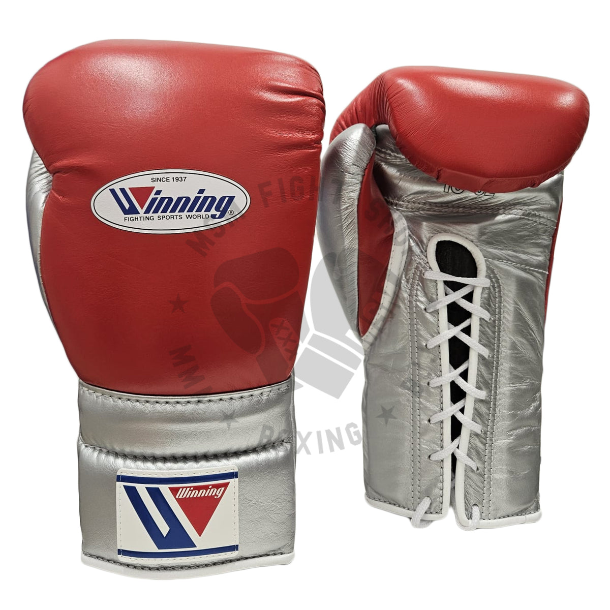 WINNING GLOVES CUSTOM LACE RED/SILVER