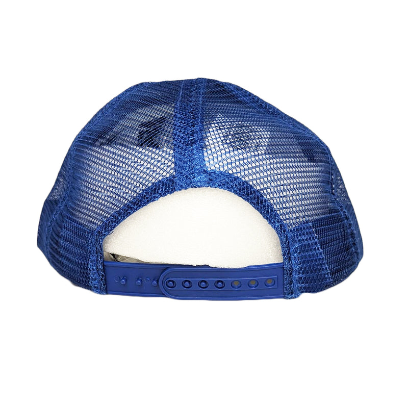 WINNING HAT LOGO TRUCKER CAP BLUE/WHITE