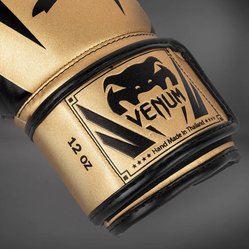 VENUM GLOVES ELITE BOXING H&L GOLD/BLACK