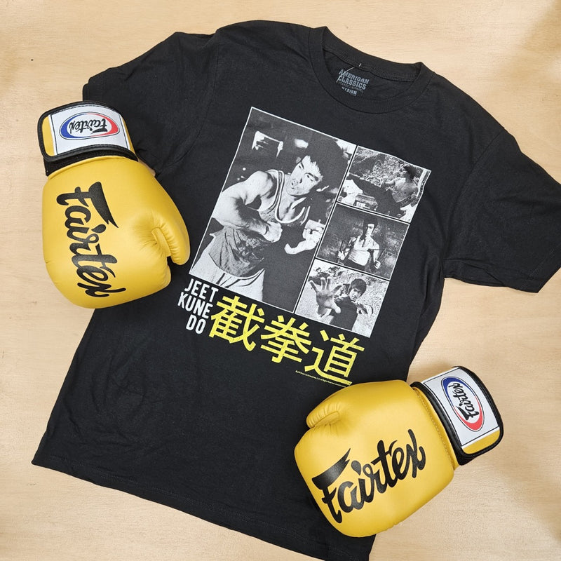 BRUCE LEE SHIRT BRUCE BOX BLACK/YELLOW