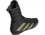 ADIDAS SHOES BOX HOG 4 BLACK  / GOLD