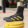 ADIDAS SHOES BOX HOG 4 BLACK  / GOLD