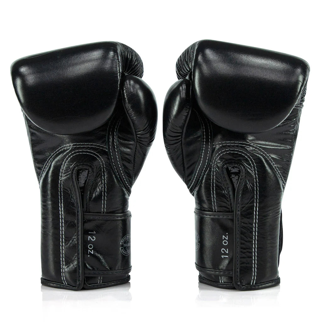 FAIRTEX GLOVES BGVG3 LEATHER GLORY BLACK/GOLD