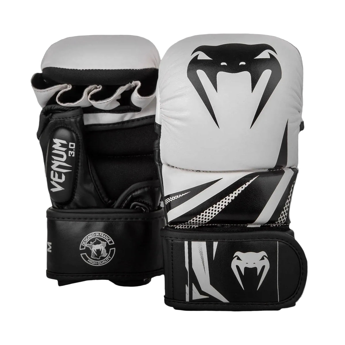 VENUM MMA GLOVES SPARRING CHALLENGER 3.0 WHITE/BLACK