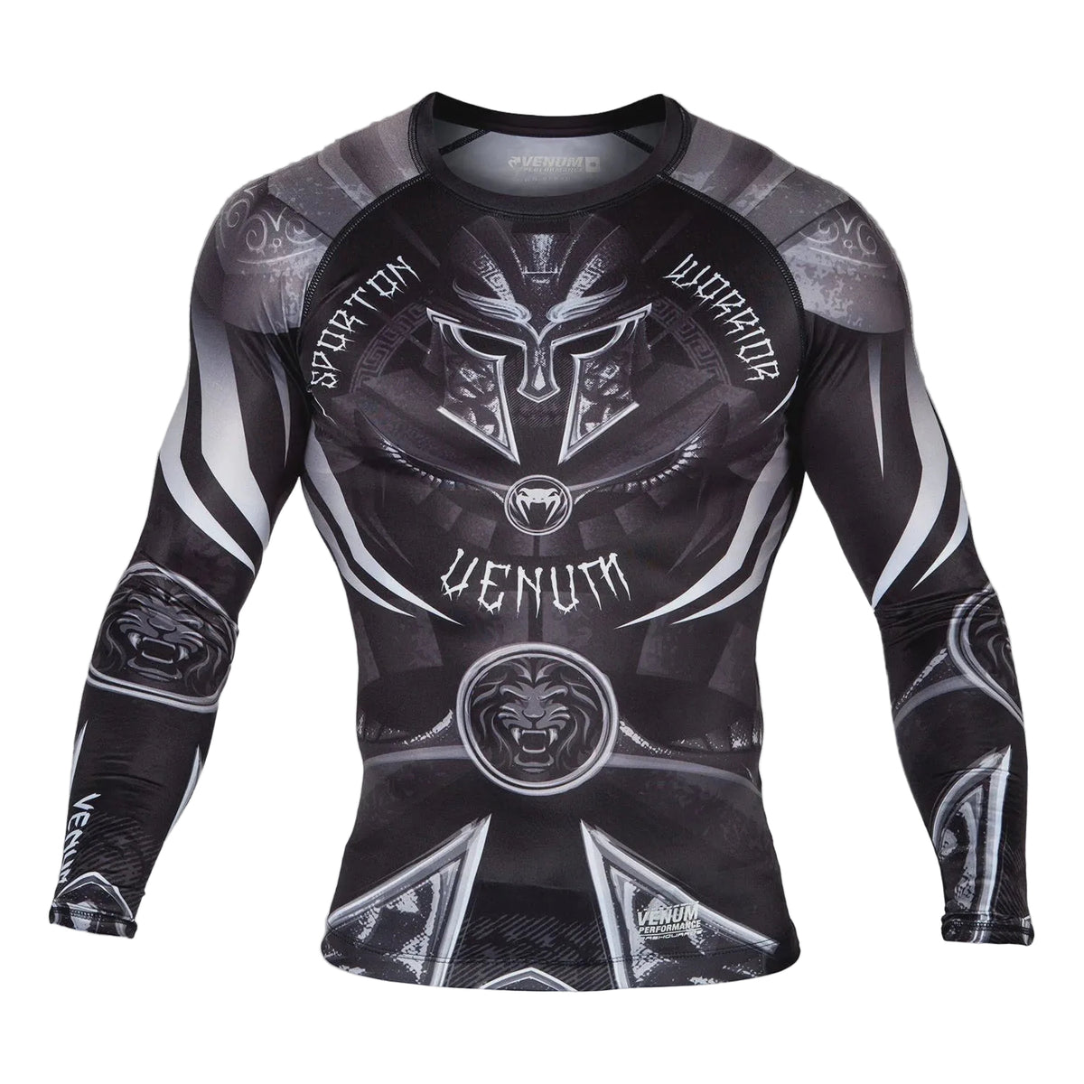 VENUM RASHGUARD GLADIATOR 5.0 L/S BLACK/WHITE