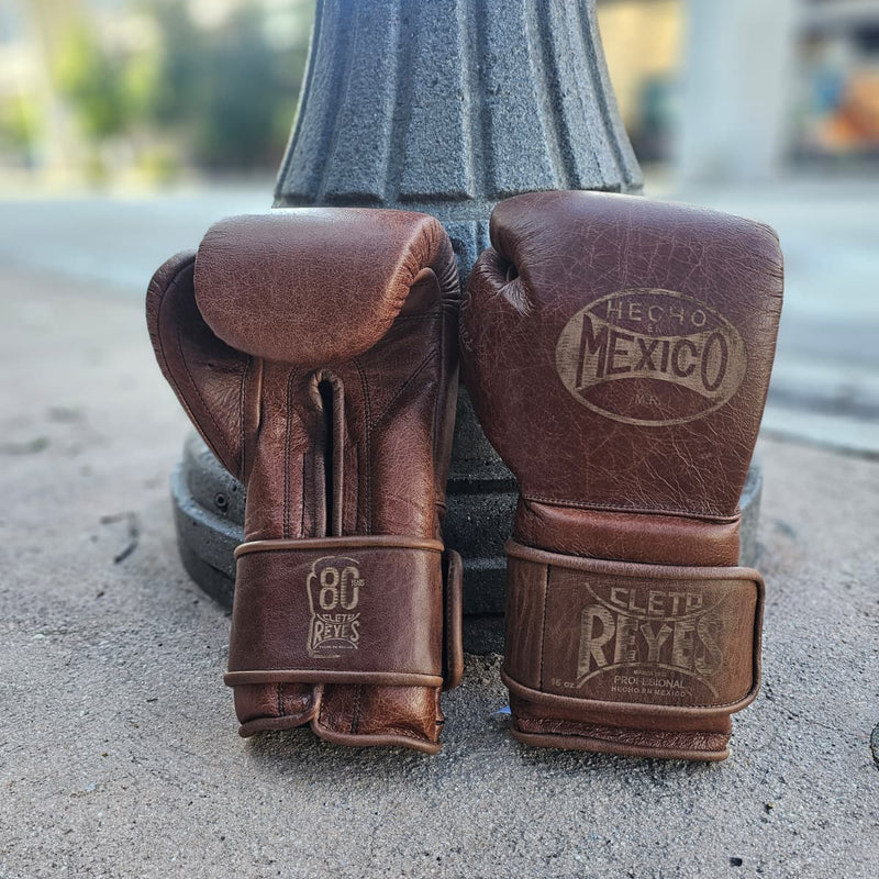 CLETO REYES GLOVES HOOK & LOOP 80TH ANNIVERSARY EDITION VINTAGE BROWN