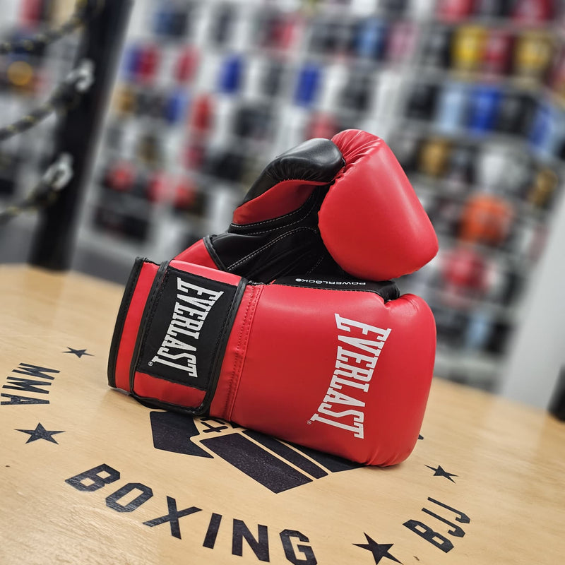 EVERLAST GLOVES POWERLOCK OG SYNTEC HOOK & LOOP RED