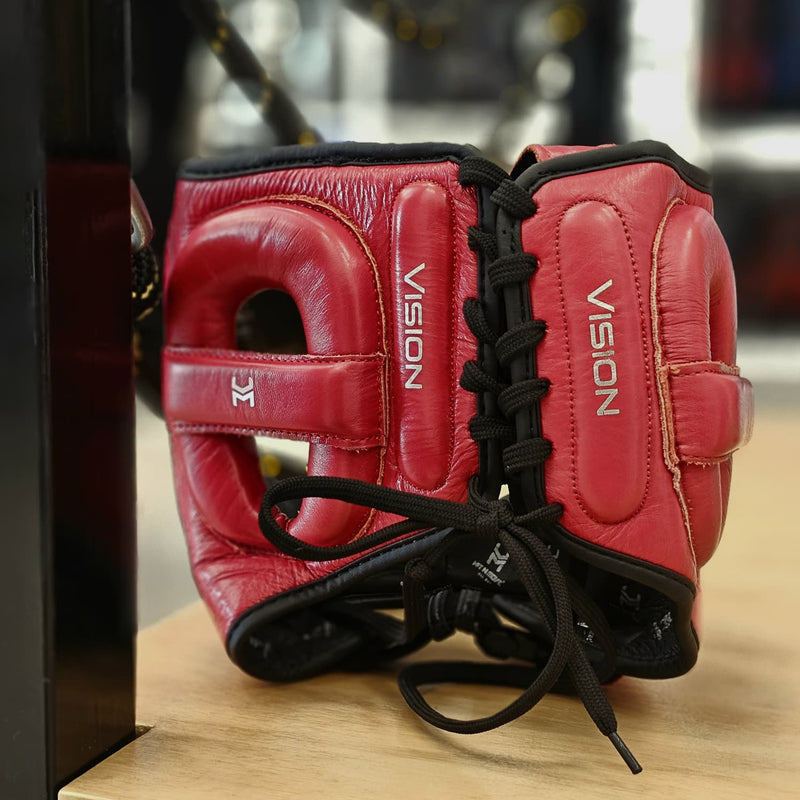 HIT N MOVE HEADGEAR FACE SAVER VISION RED