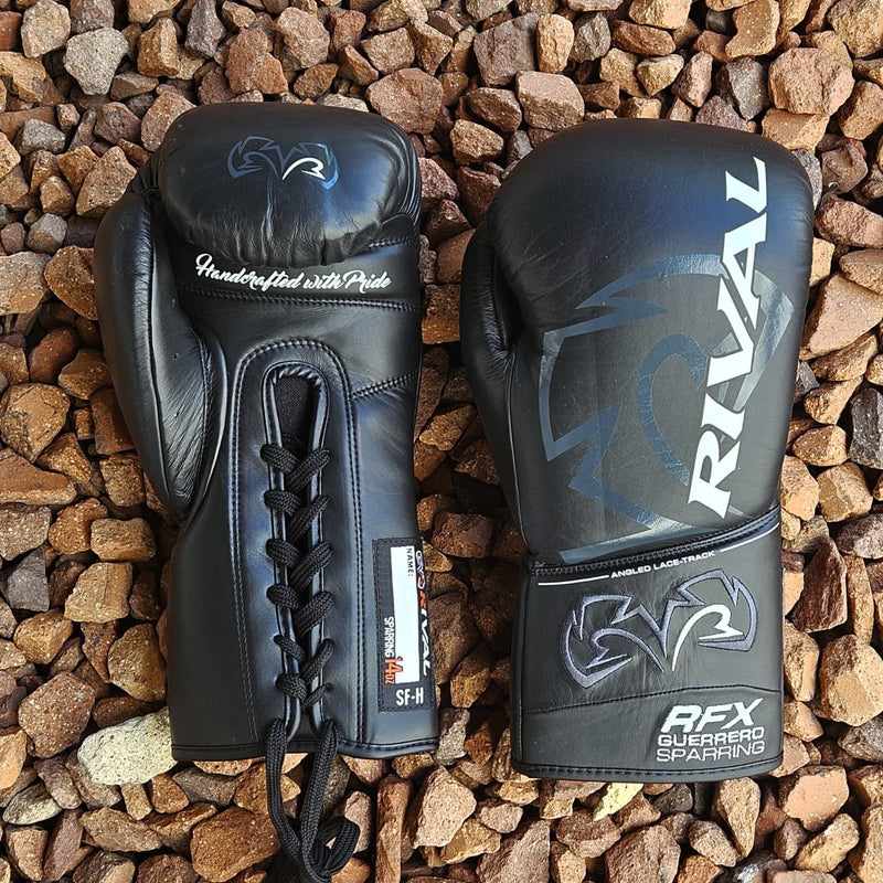 RIVAL GLOVES GUERRERO SPARRING LACE SFH BLACK/WHITE