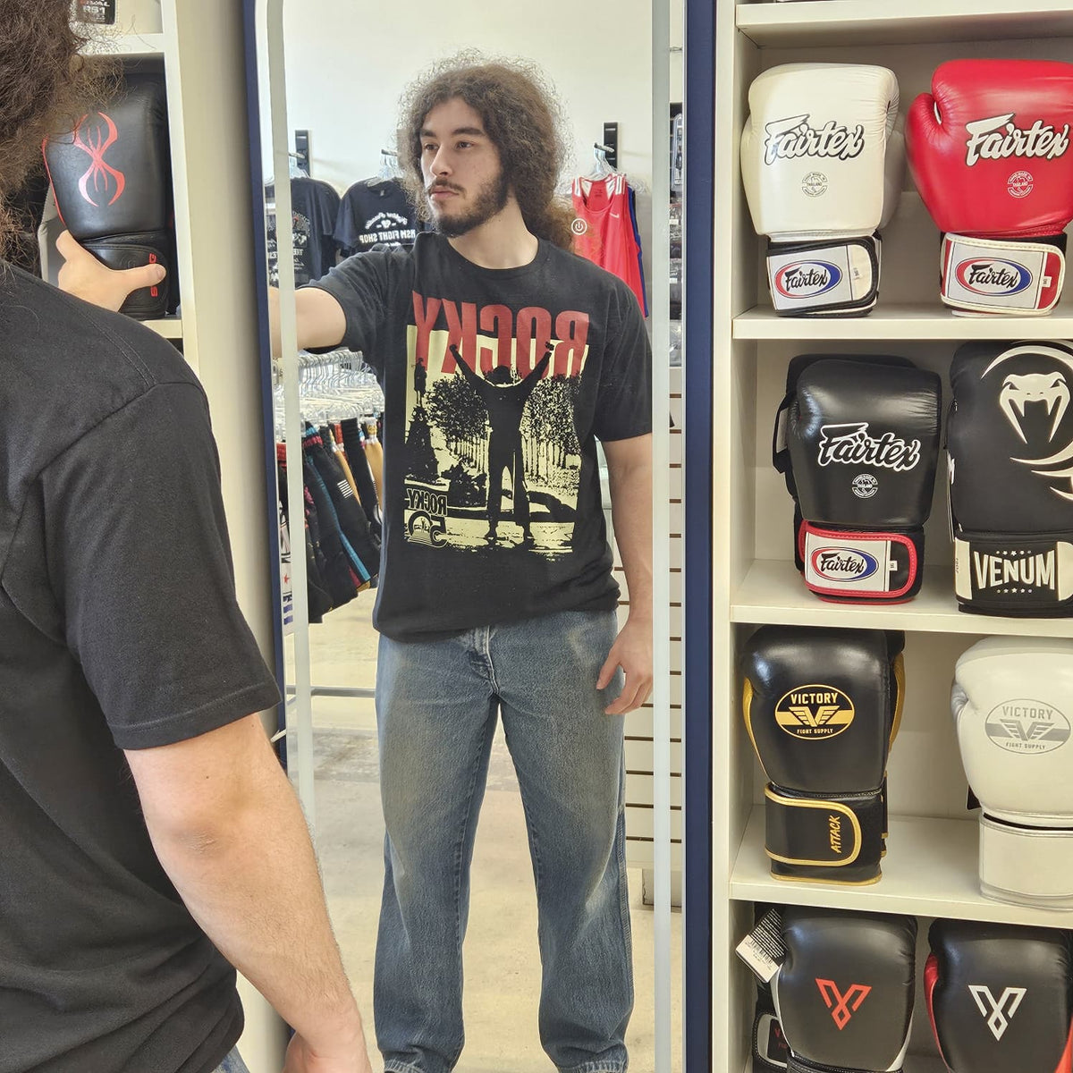 ROCKY SHIRT WIN ROCKY WIN BLACK