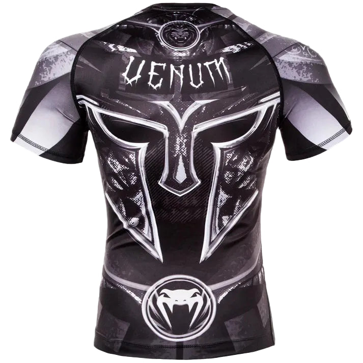 VENUM RASHGUARD GLADIATOR 5.0 S/S BLACK/WHITE