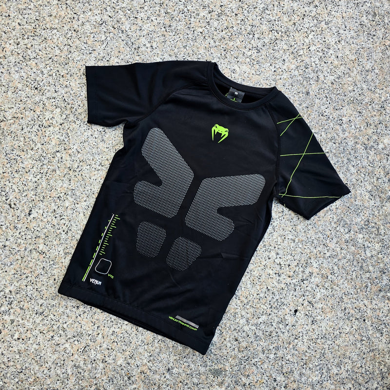 VENUM RASHGUARD S/S TRAINING CAMP 4.0 BLACK / NEON