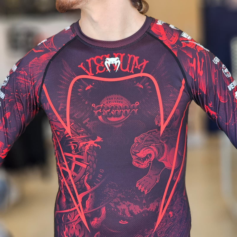 VENUM RASHGUARD L/S 20TH ANNIVERSARY BLACK/RED
