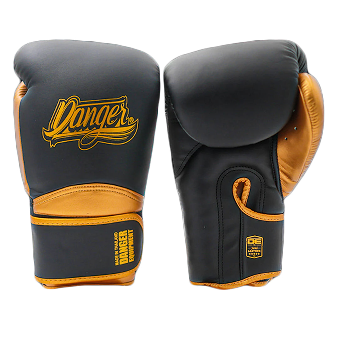 DANGER GLOVES ROCKET SYNTHEC BLACK/GOLD – MSM FIGHT SHOP