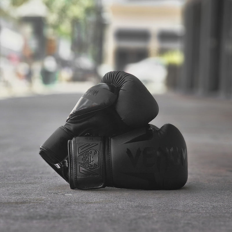 VENUM GLOVES ELITE BOXING H&L BLACK/BLACK