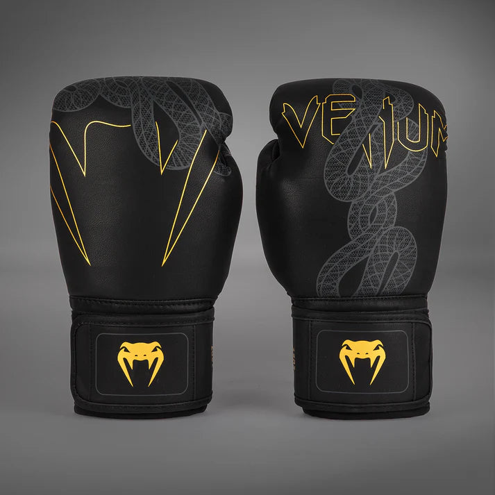 VENUM GLOVES SERPENTI HOOK AND LOOP BLACK/GOLD