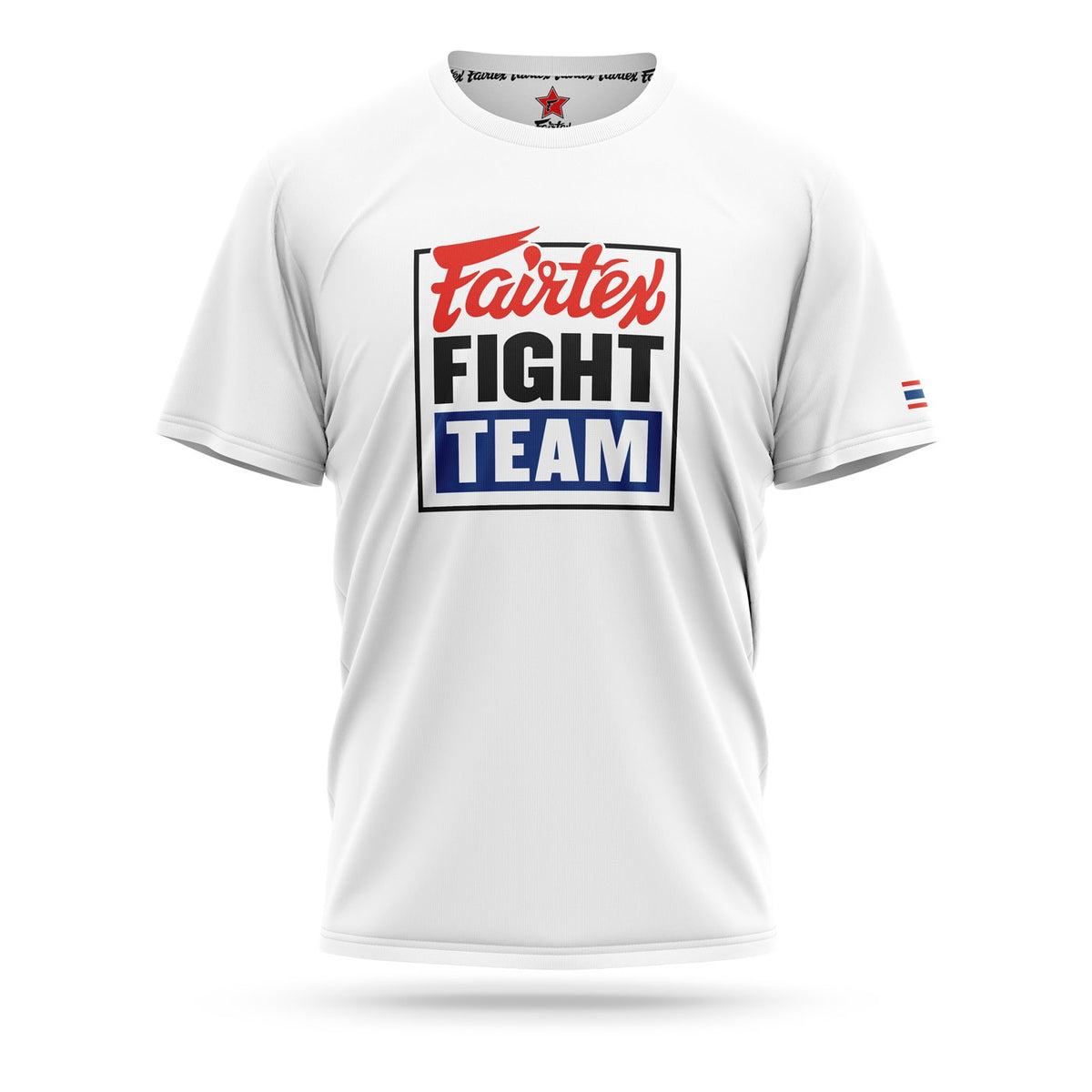 FAIRTEX SHIRT FIGHT TEAM WHITE/RED/BLACK