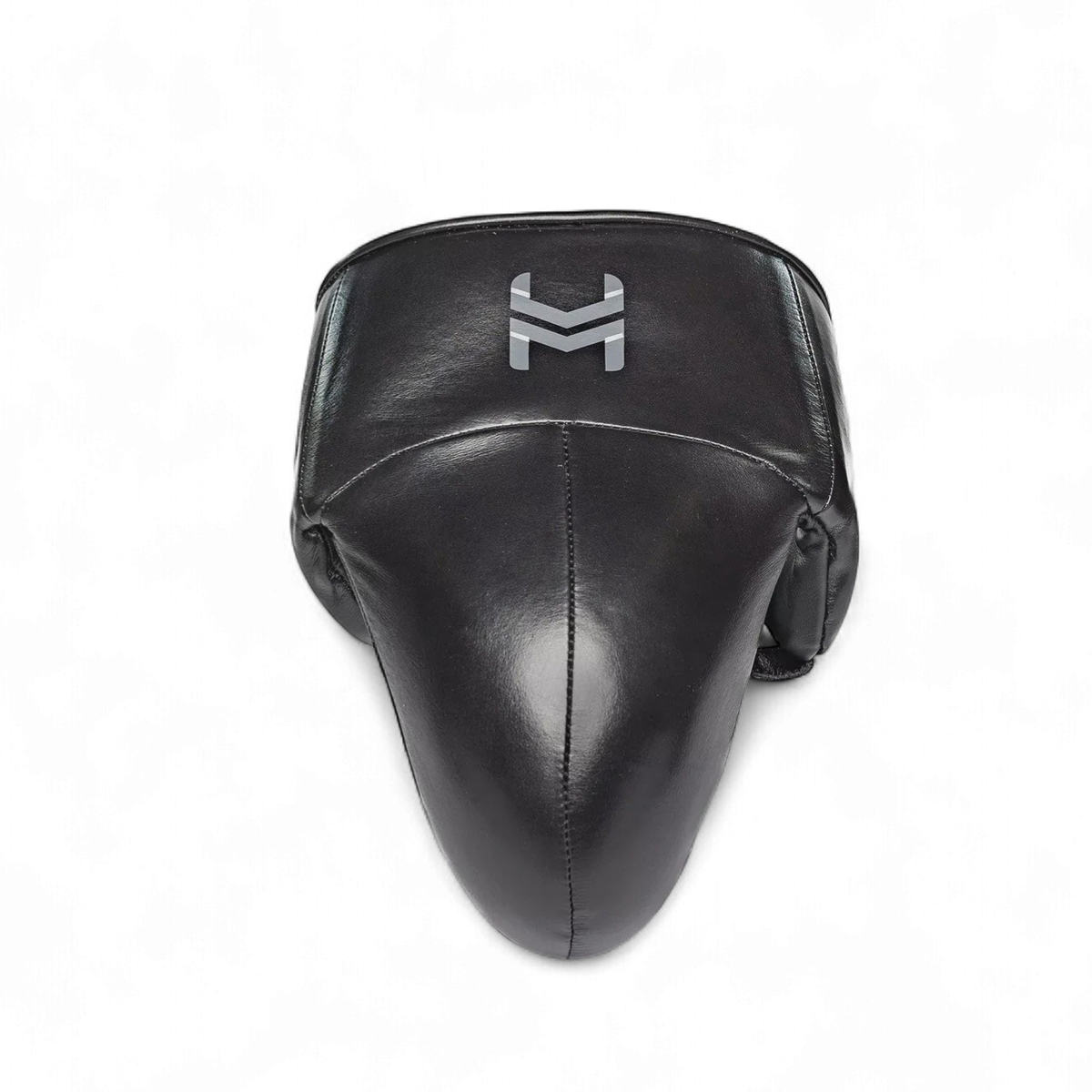 HIT N MOVE CUP LEATHER GROIN GUARD BLACK