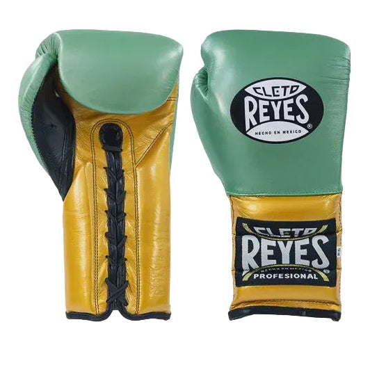 CLETO REYES GLOVES LACE WBC LIMITED EDITION METALLIC GREEN/GOLD