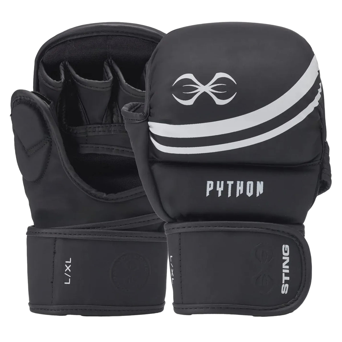 STING MMA GLOVES PYTHON MMA SPARRING BLACK