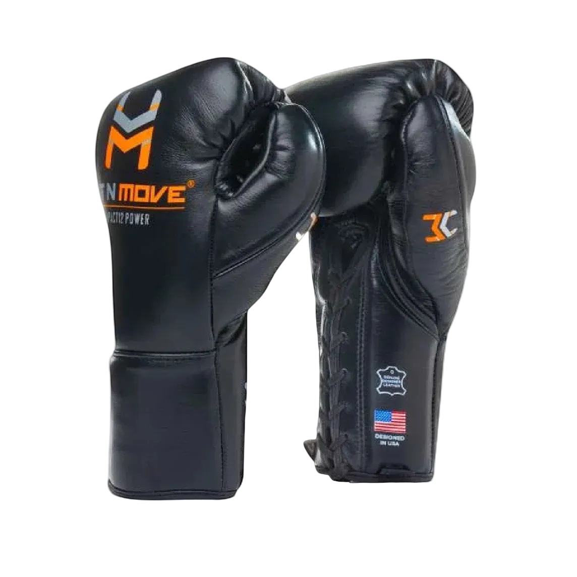 HIT N MOVE GLOVES COMPACT 12OZ LACE UP BLACK