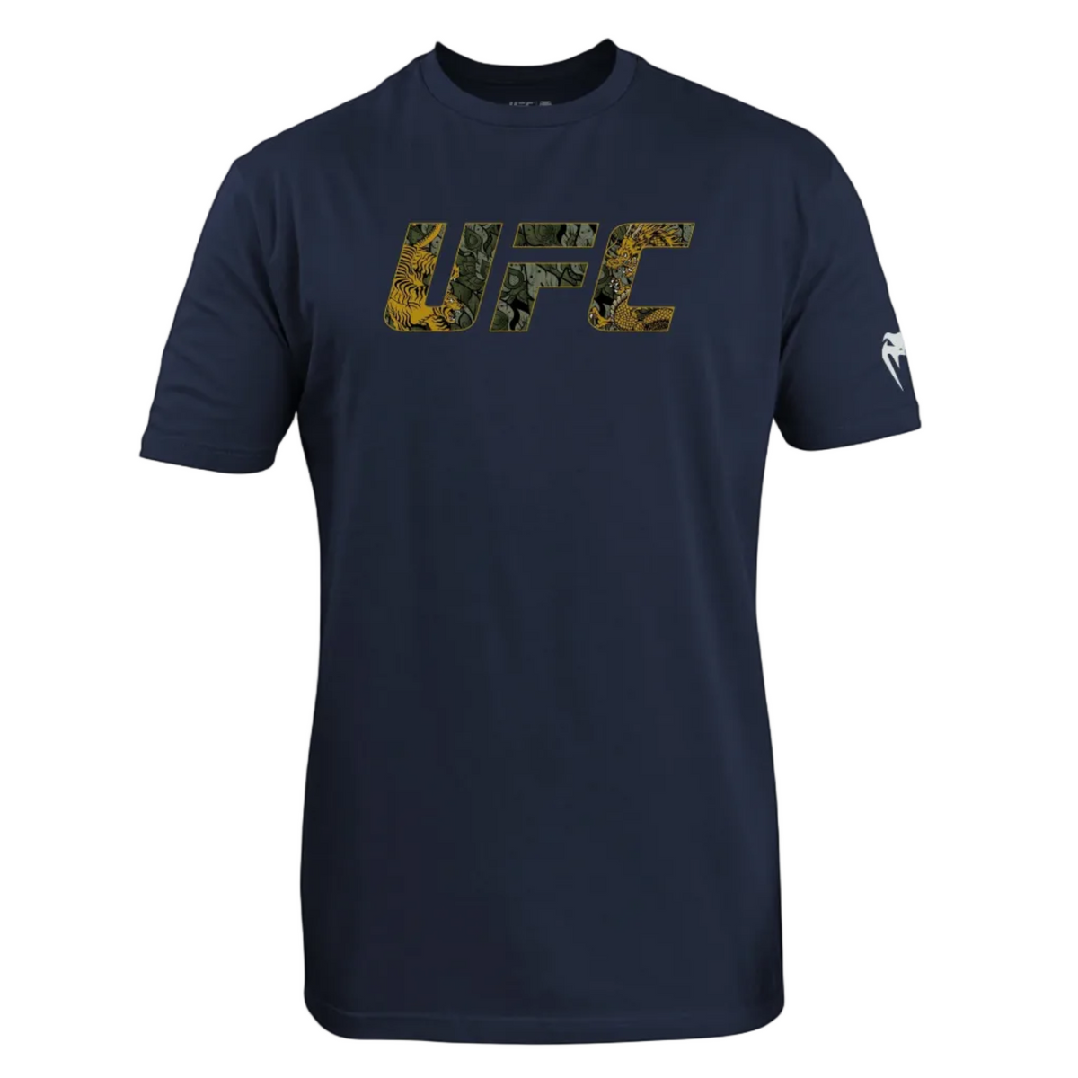 VENUM SHIRT UFC UNRIVALED NAVY BLUE/GREEN