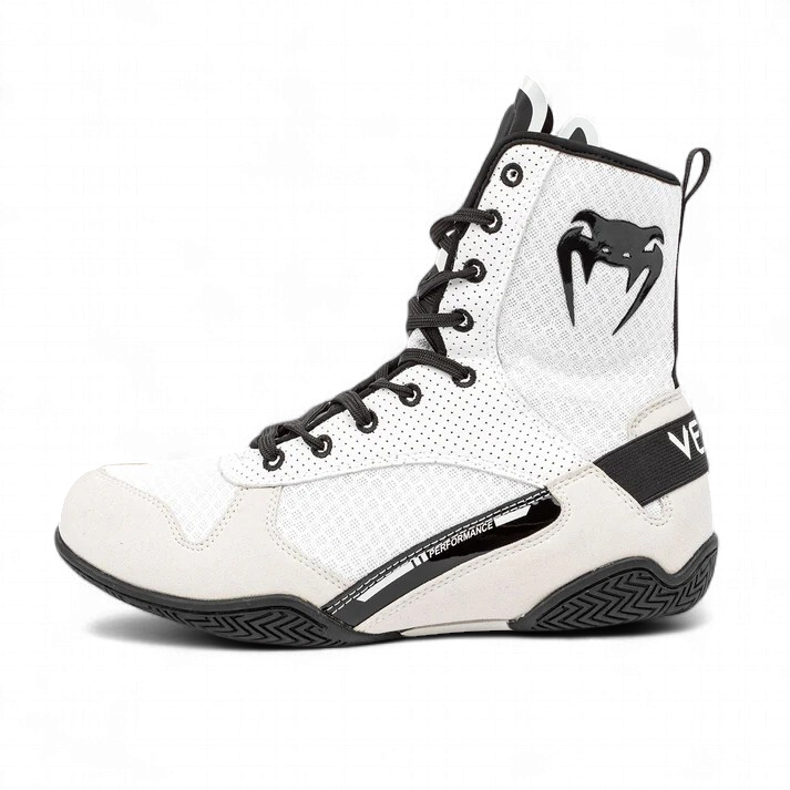 VENUM SHOES ELITE BOXING WHITE /BLACK
