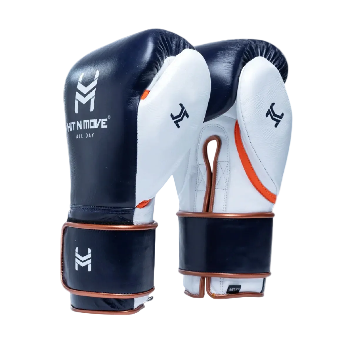 HIT N MOVE GLOVES PRO BALANCE HOOK & LOOP DEEP BLUE/WHITE