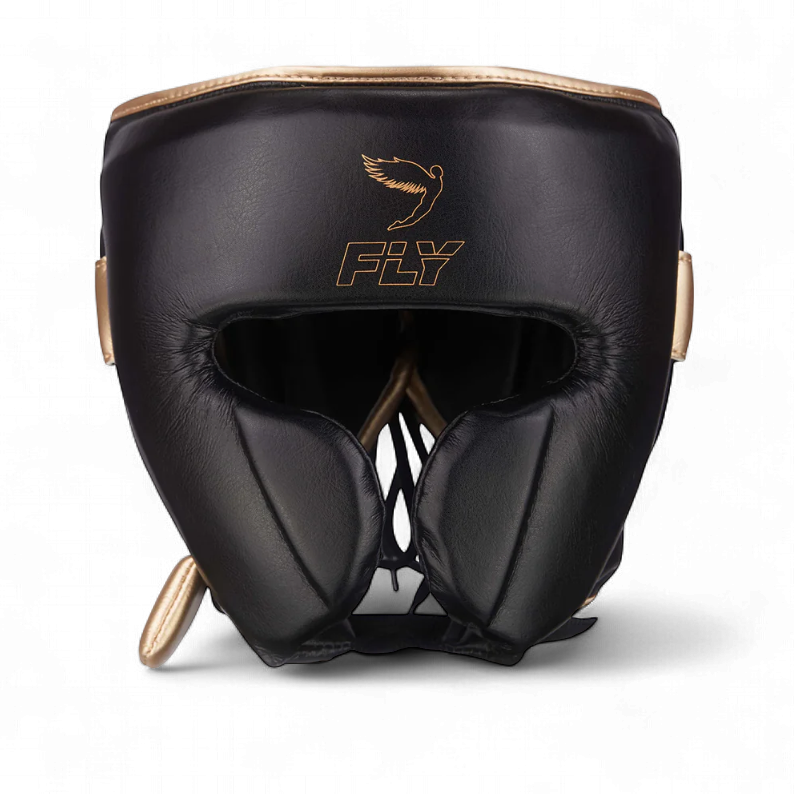 FLY HEADGEAR KNIGHT X CHEEK BLACK/GOLD