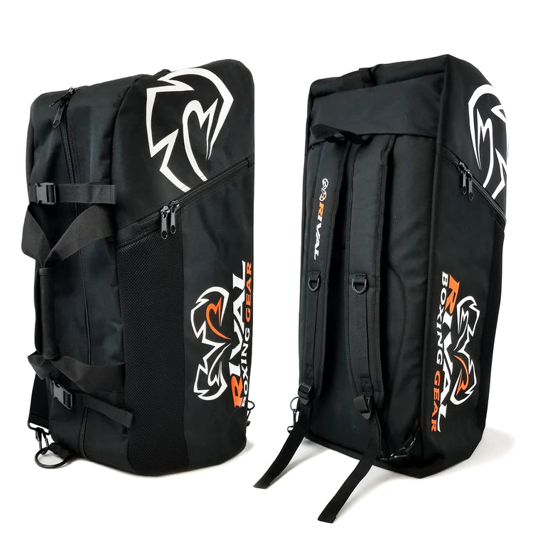 RIVAL BAG DUFFLE GYM BAG / BACKPACK RGB50 BLACK/ORANGE