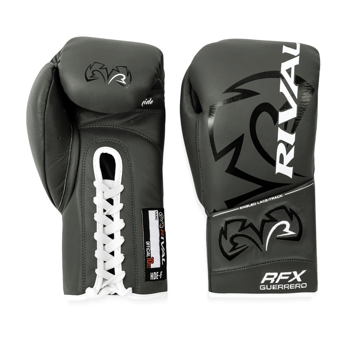 RIVAL GLOVES LACE RFX GUERRERO PRO FIGHT HDE-F GRAY