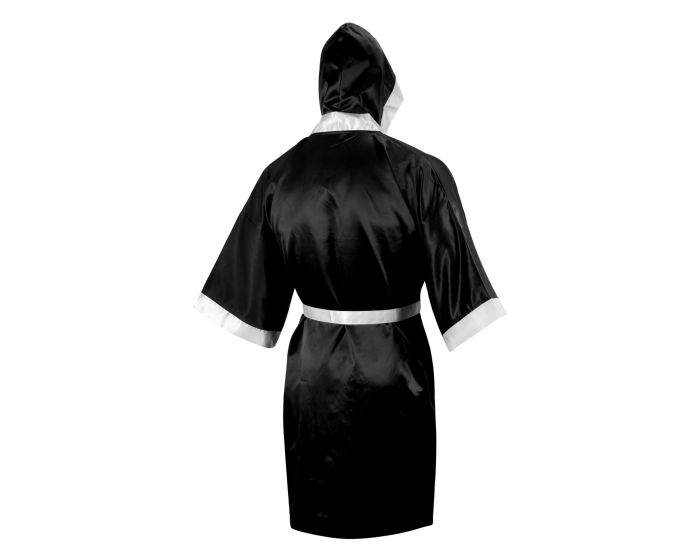 TITLE BOXING ROBE FULL LENGTH BLACK/WHITE