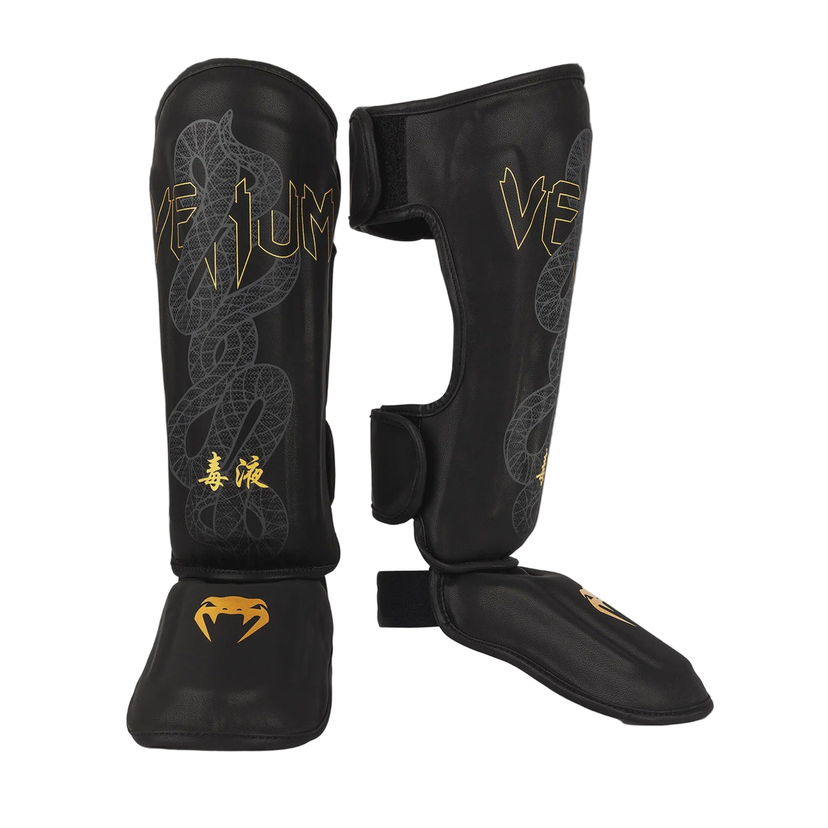 VENUM SHINGUARDS SERPENTI BLACK/GOLD