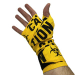 VICTORY HANDWRAPS CAUTION SEMI STRETCH 4.5 METER 180" YELLOW