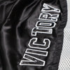 VICTORY MUAY THAI SHORTS CARBON BLACK/SILVER