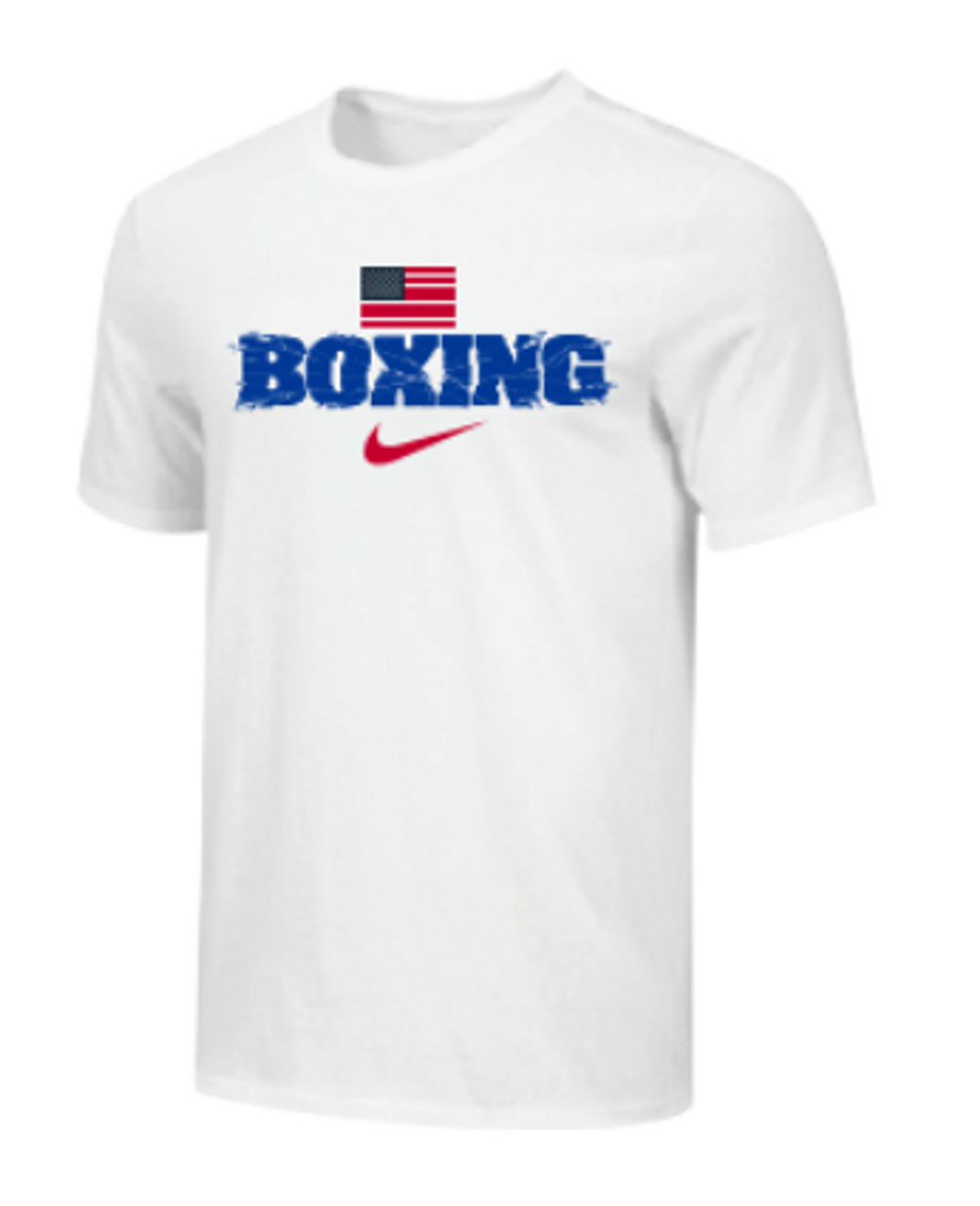 NIKE SHIRT MEN S BOXING AMERICAN FLAG TEE WHITE BLUE RED MSM FIGHT SHOP