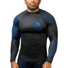HAYABUSA RASHGUARD GEO L/S BLACK/BLUE