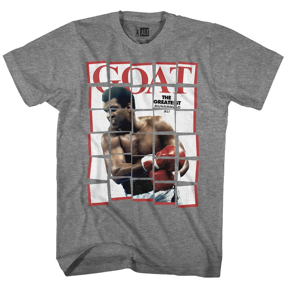 MUHAMMAD ALI SHIRT GOAT NY TIMES HEATHER GREY