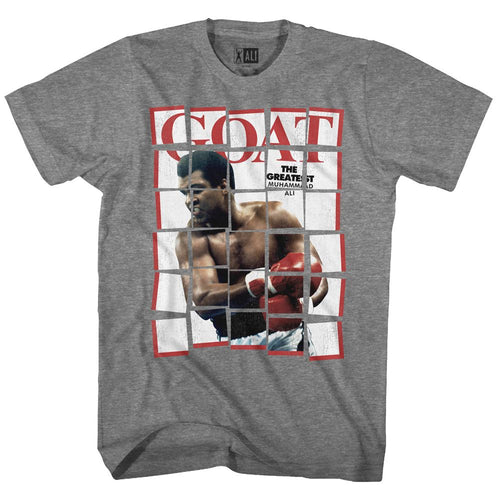 MUHAMMAD ALI SHIRT GOAT NY TIMES HEATHER GREY